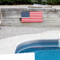 Classic Wooden American Flag