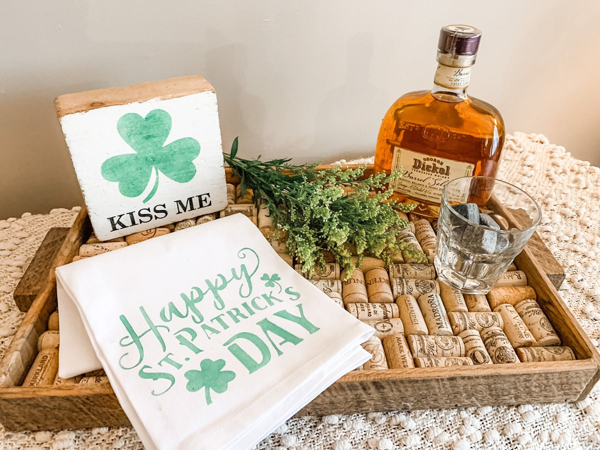 Shamrock Block Sign