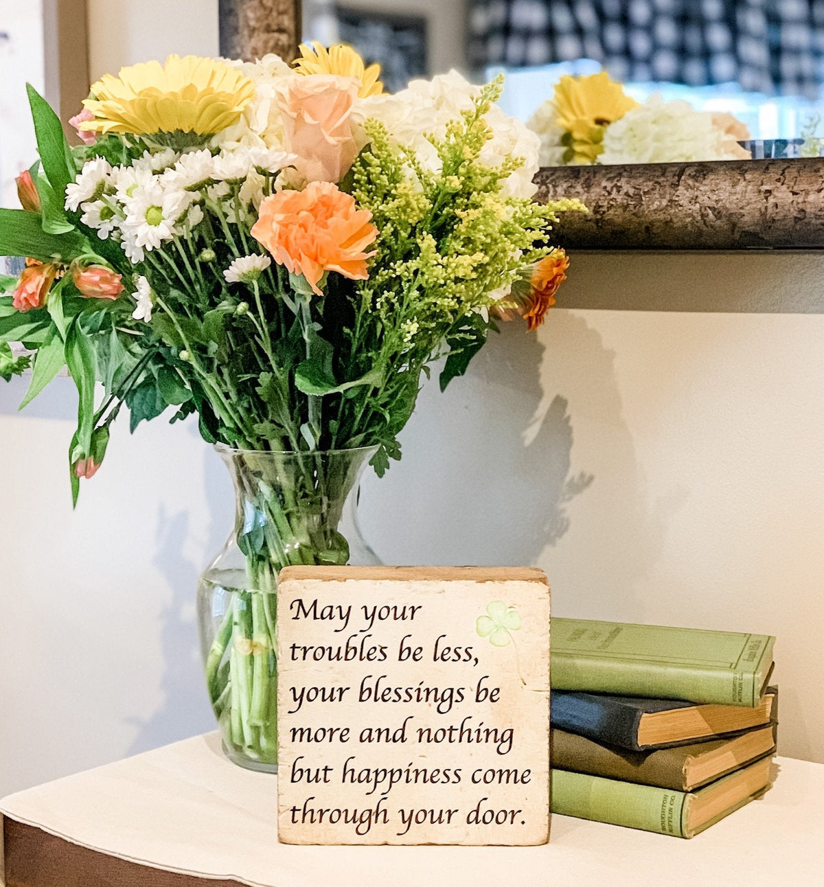Blessings Decorative Square Block Sign