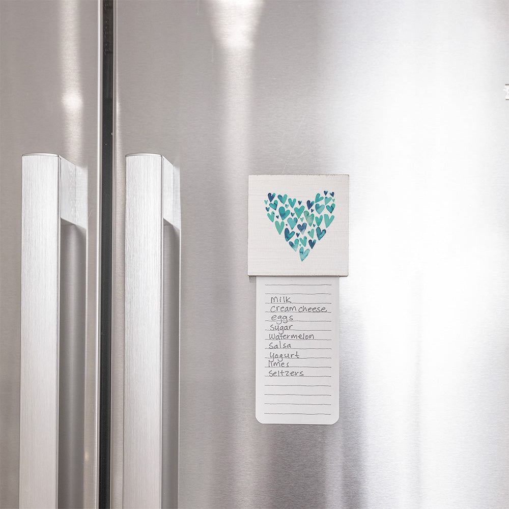 Watercolor Heart Magnet