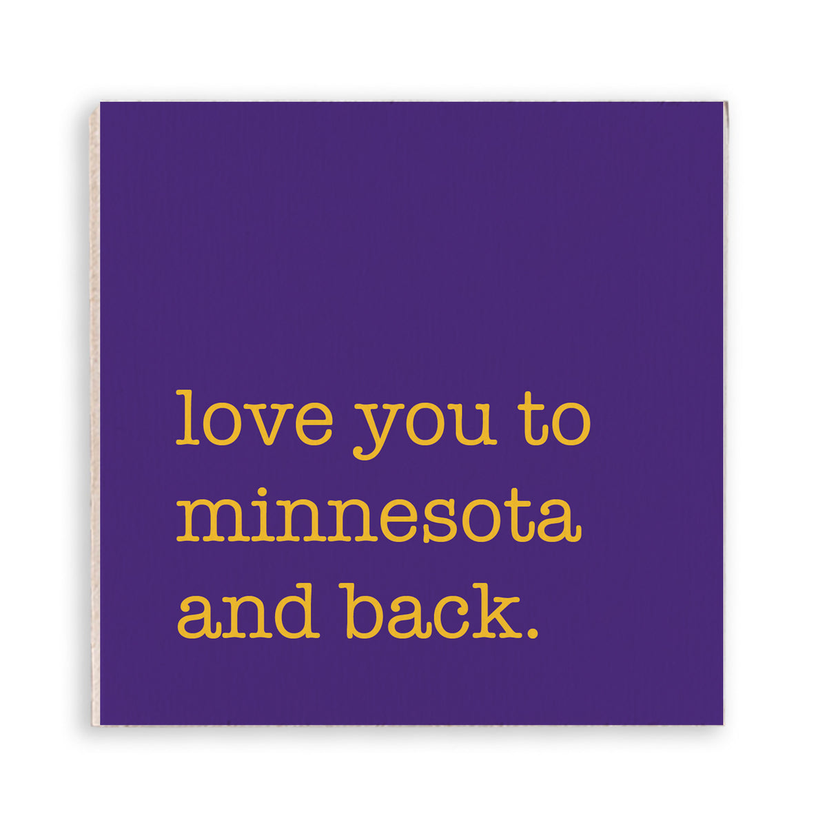 Love You To Minnesota Magnet