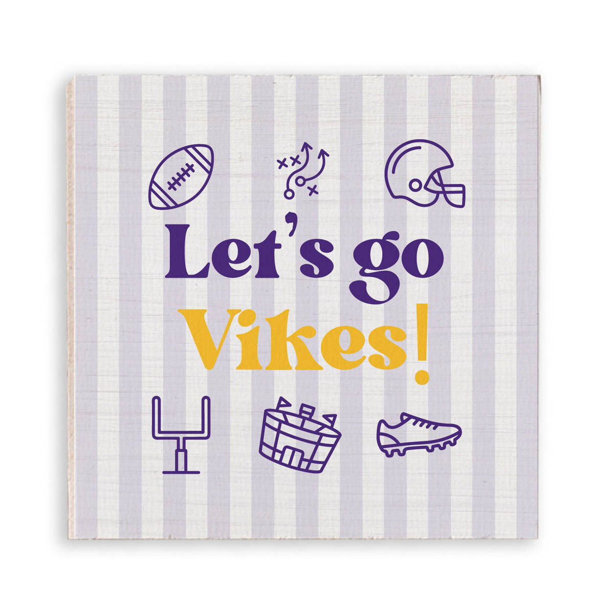 Let’s Go Vikes Icons Magnet