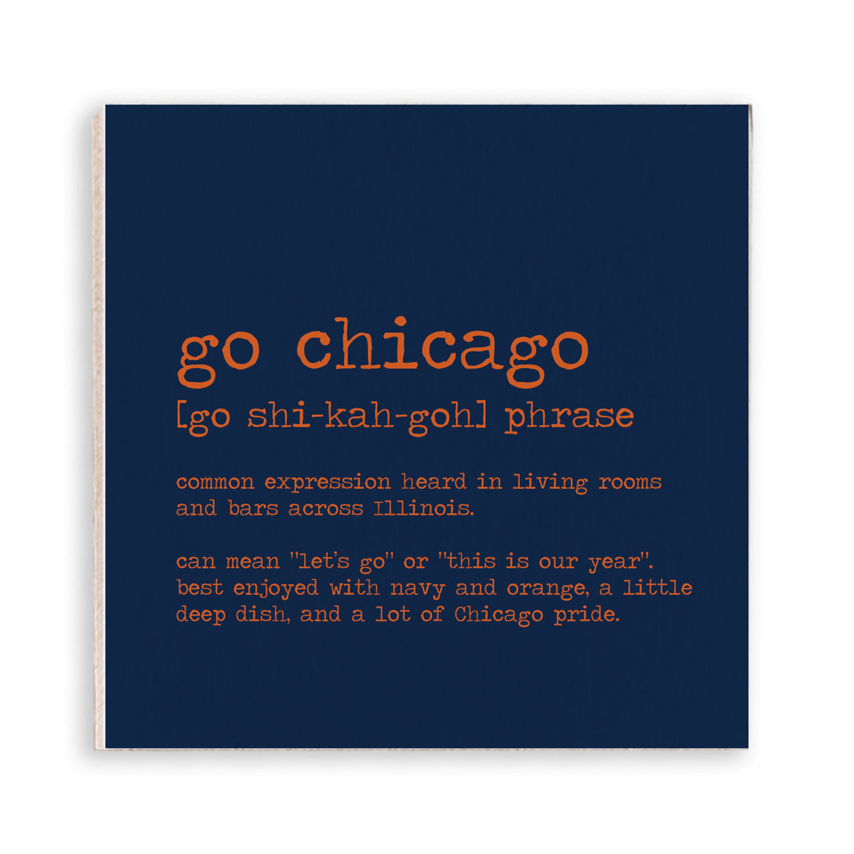 Go Chicago Defintion Magnet