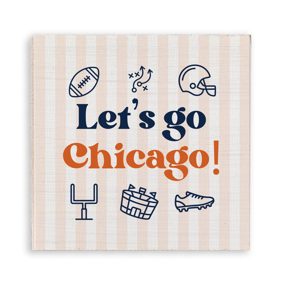 Let’s Go Chicago Icons Magnet