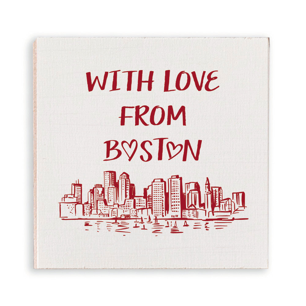 With Love From Boston Magnet