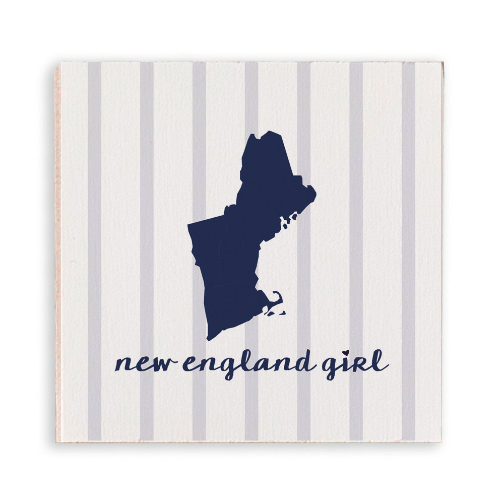 New England Girl Magnet