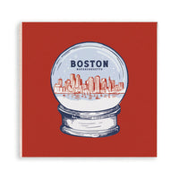 Boston Snow Globe Magnet