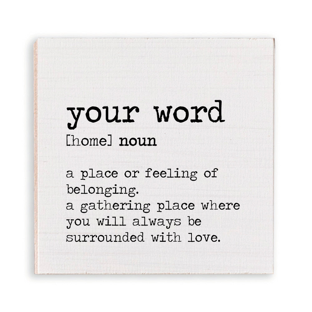 Home Definition Personalized Magnet