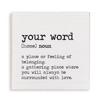 Home Definition Personalized Magnet