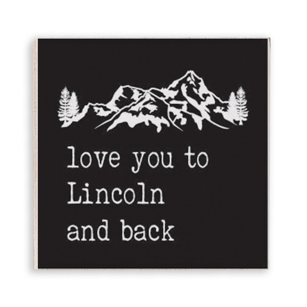 Love You To Mountains Personalized Magnet