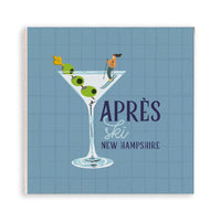 Apres Ski Martini Personalized Magnet