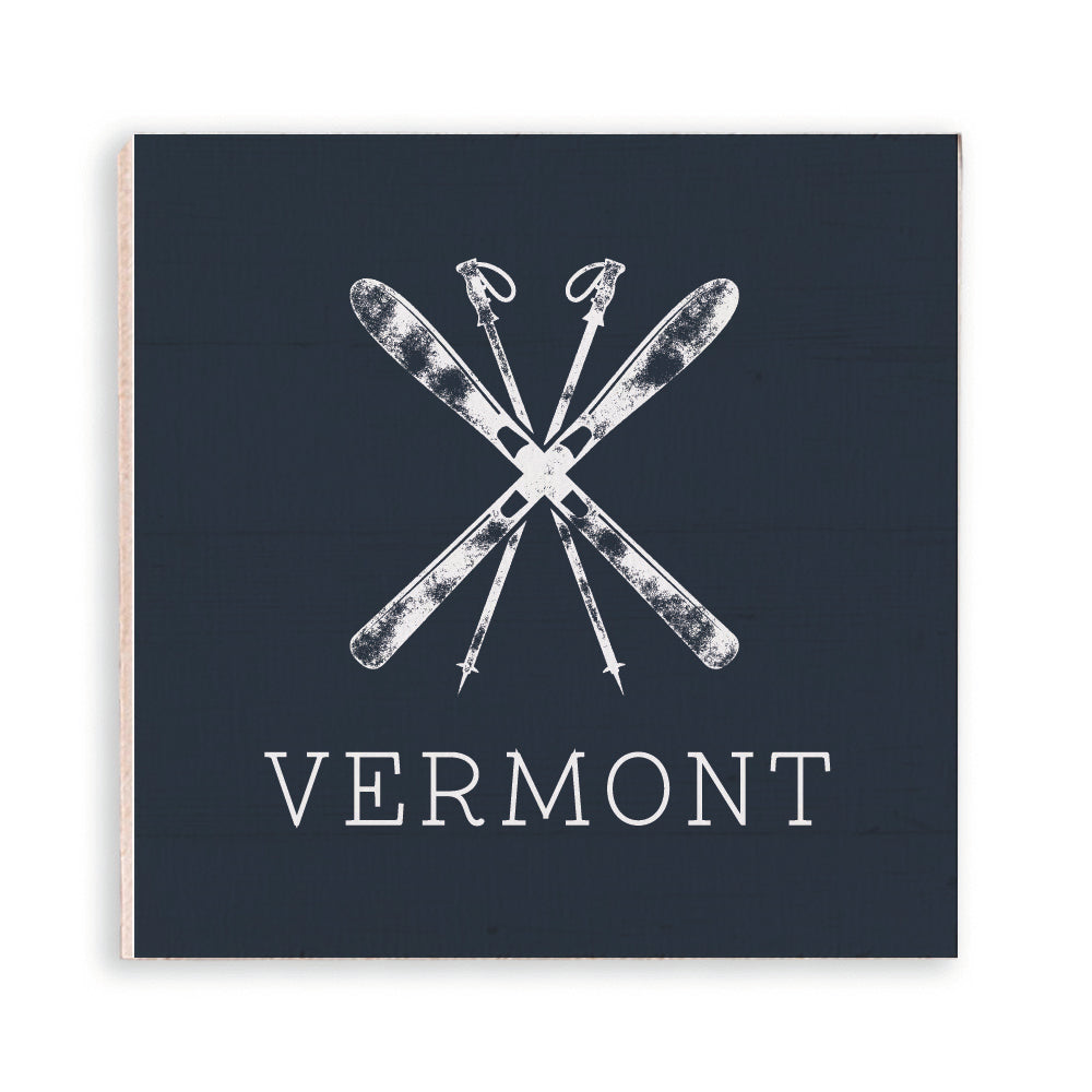 Skis Personalized Magnet