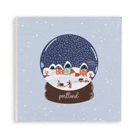 Snow Globe Personalized Magnet