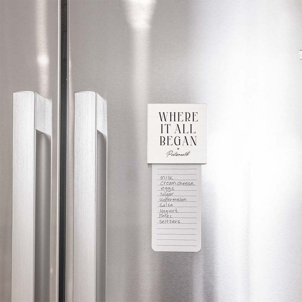 Where It All Began Personalized Magnet