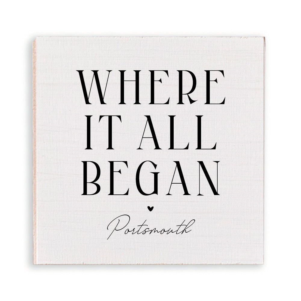 Where It All Began Personalized Magnet