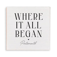 Where It All Began Personalized Magnet