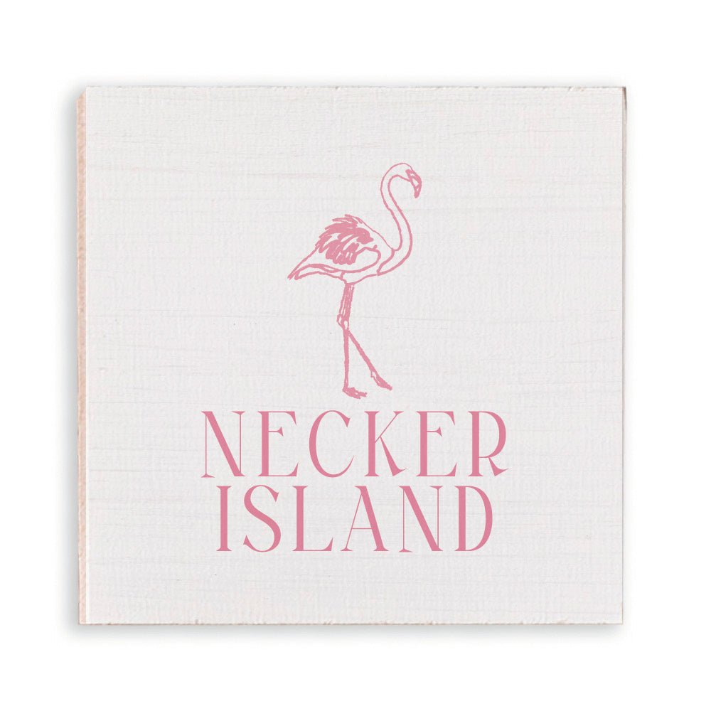 Your Place Flamingo Personalized Wooden Magnet