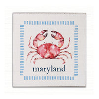 Stitched Crab Personalized Magnet