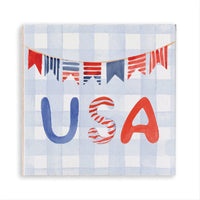 USA Gingham Magnet