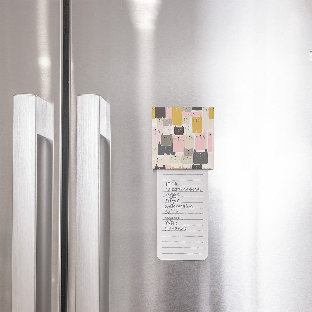 Multi-Colored Cat Cluster Magnet