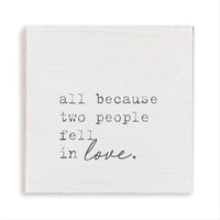 All Because Two People Fell In Love Magnet