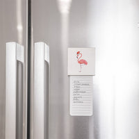 Santa Flamingo Magnet