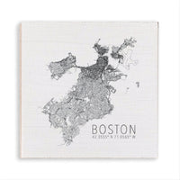 Boston Map Scale Magnet