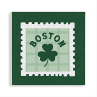 Boston Shamrock Stamp Magnet