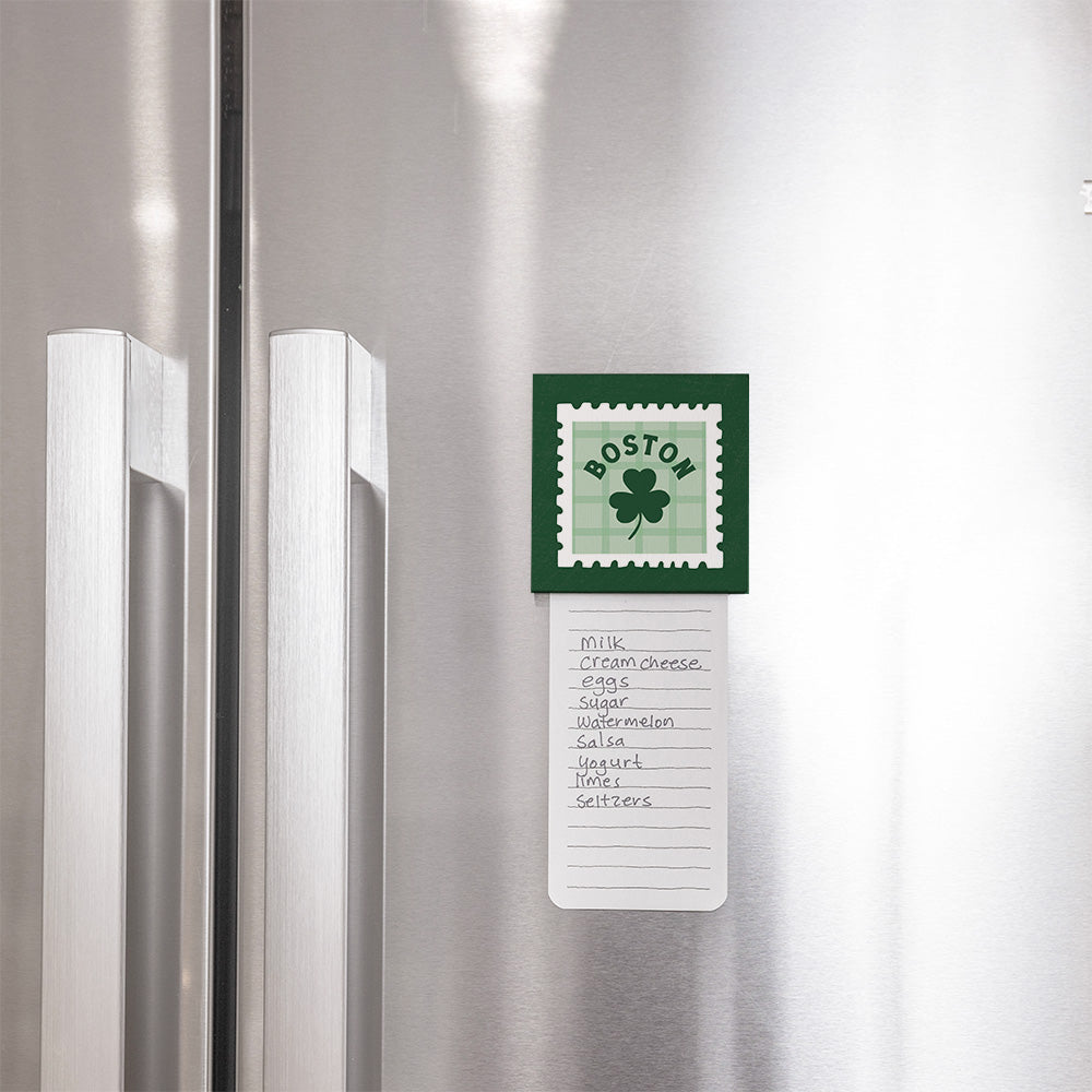 Boston Shamrock Stamp Magnet