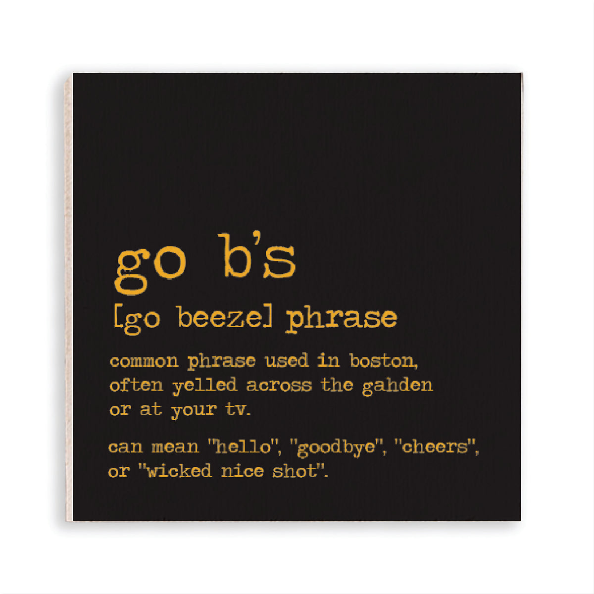 Boston Go B's Definition Magnet