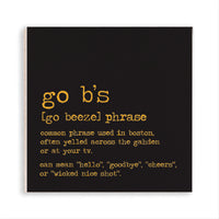 Boston Go B's Definition Magnet