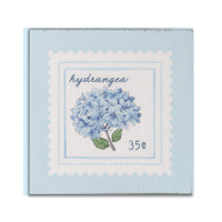 Hydrangea Stamp Magnet