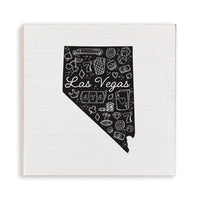 Las Vegas State Icon Art Magnet