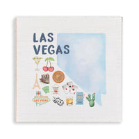 Las Vegas Nevada State Icons Magnet
