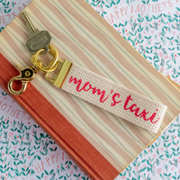 Pick Your Color Mom's Taxi Keychain