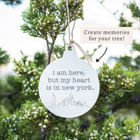 My Heart Is In New York Ornament
