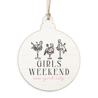 New York City Girls Weekend Ornament