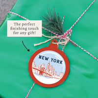 New York City Snow Ornament
