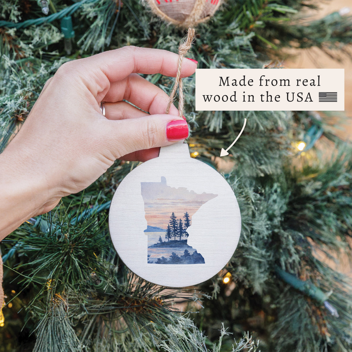 Minnesota Pines Ornament