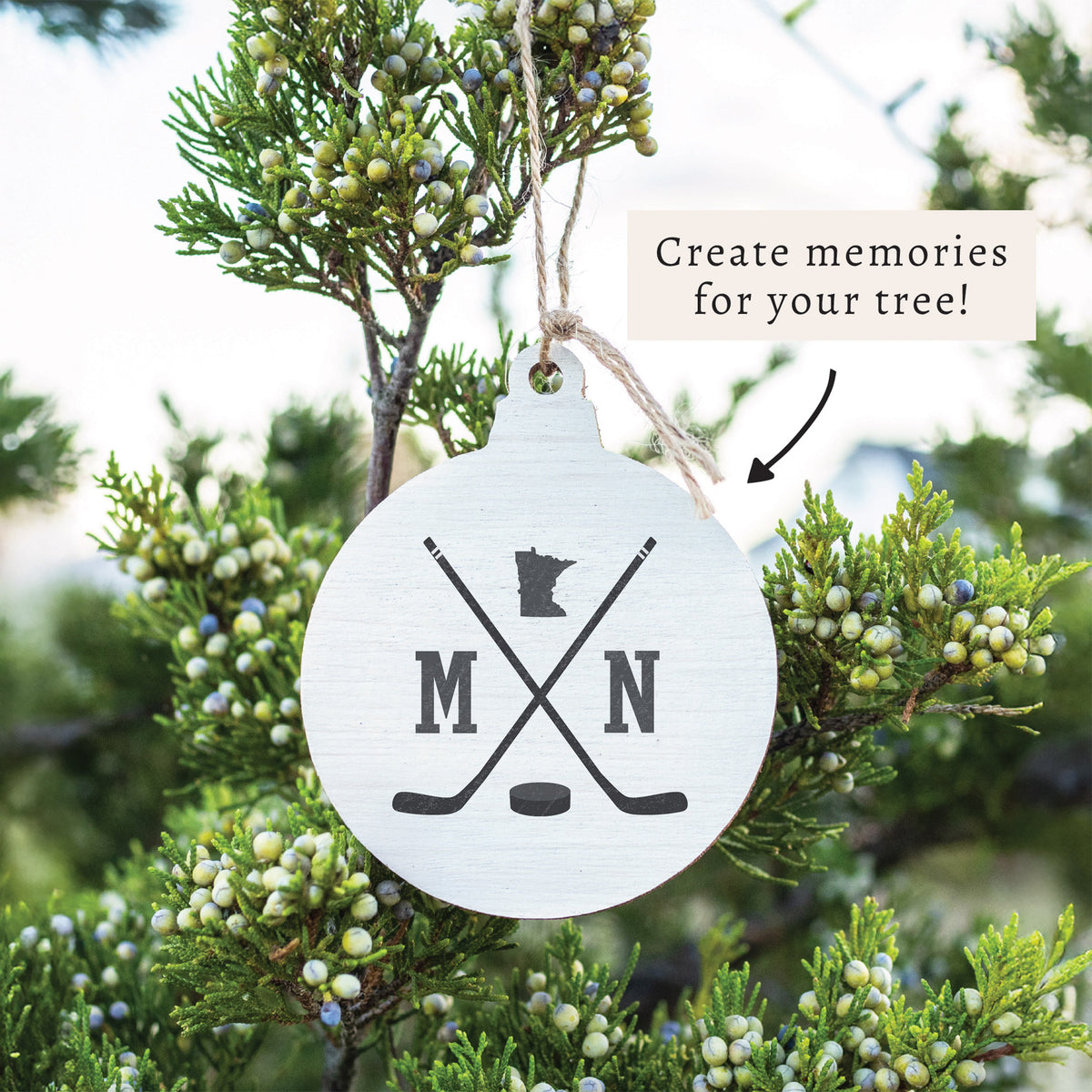 Minnesota Hockey Ornament