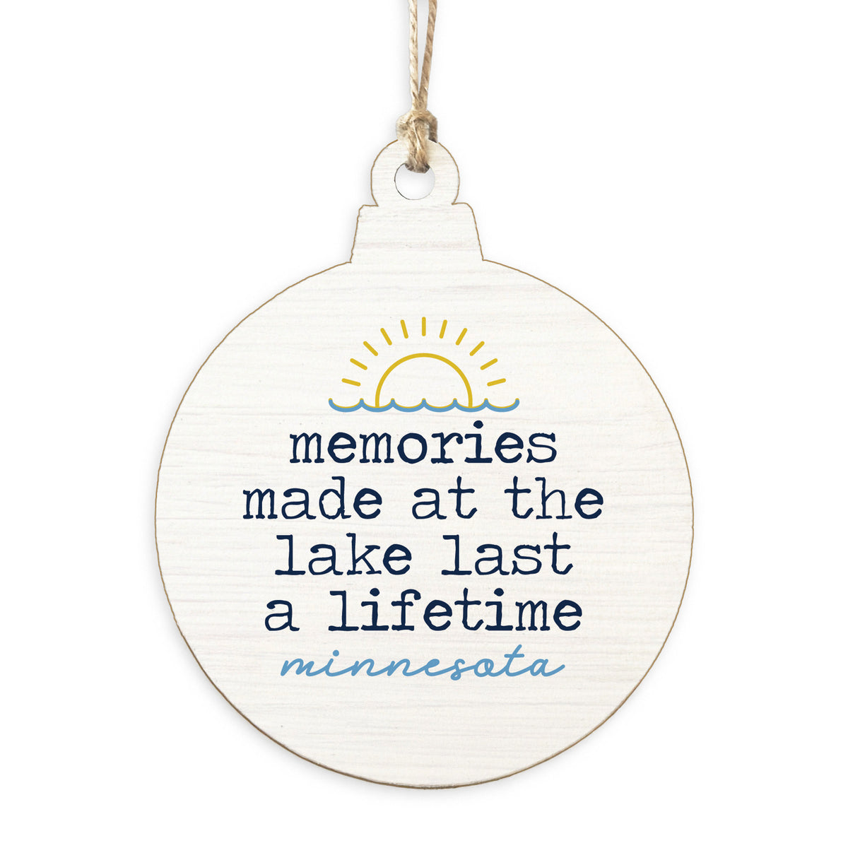 Minnesota Memories At The Lake Ornament