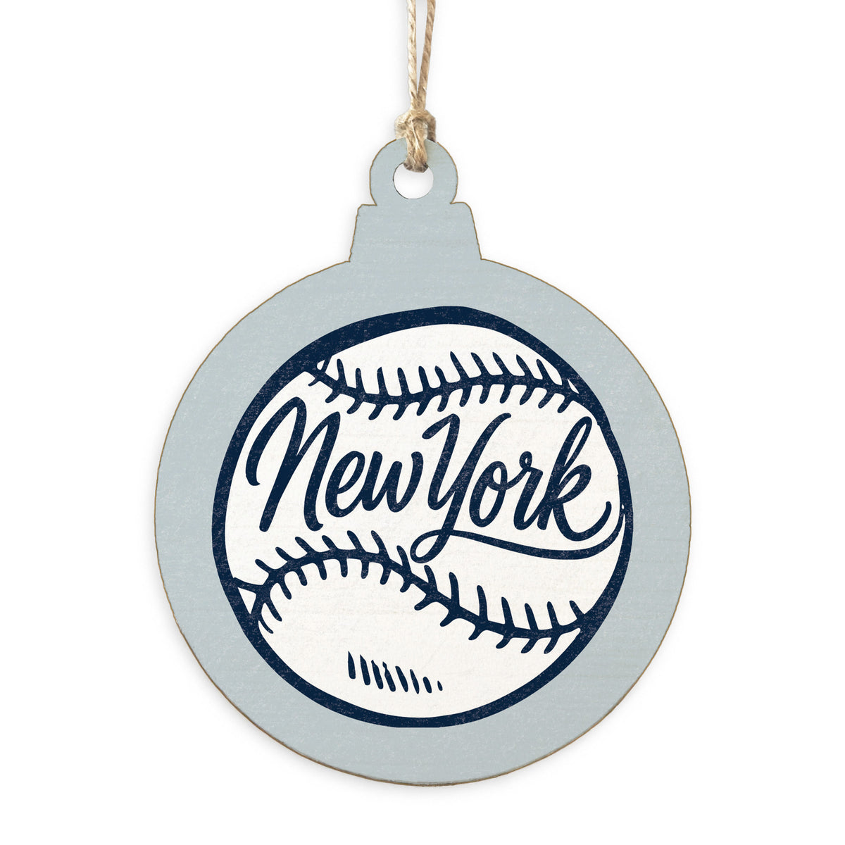 New York Baseball Ornament