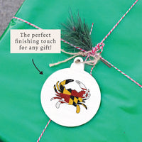 Maryland Flag Crab Ornament