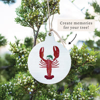 Nantucket Santa Lobster Ornament
