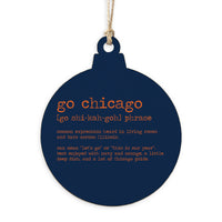 Go Chicago Defintion Ornament