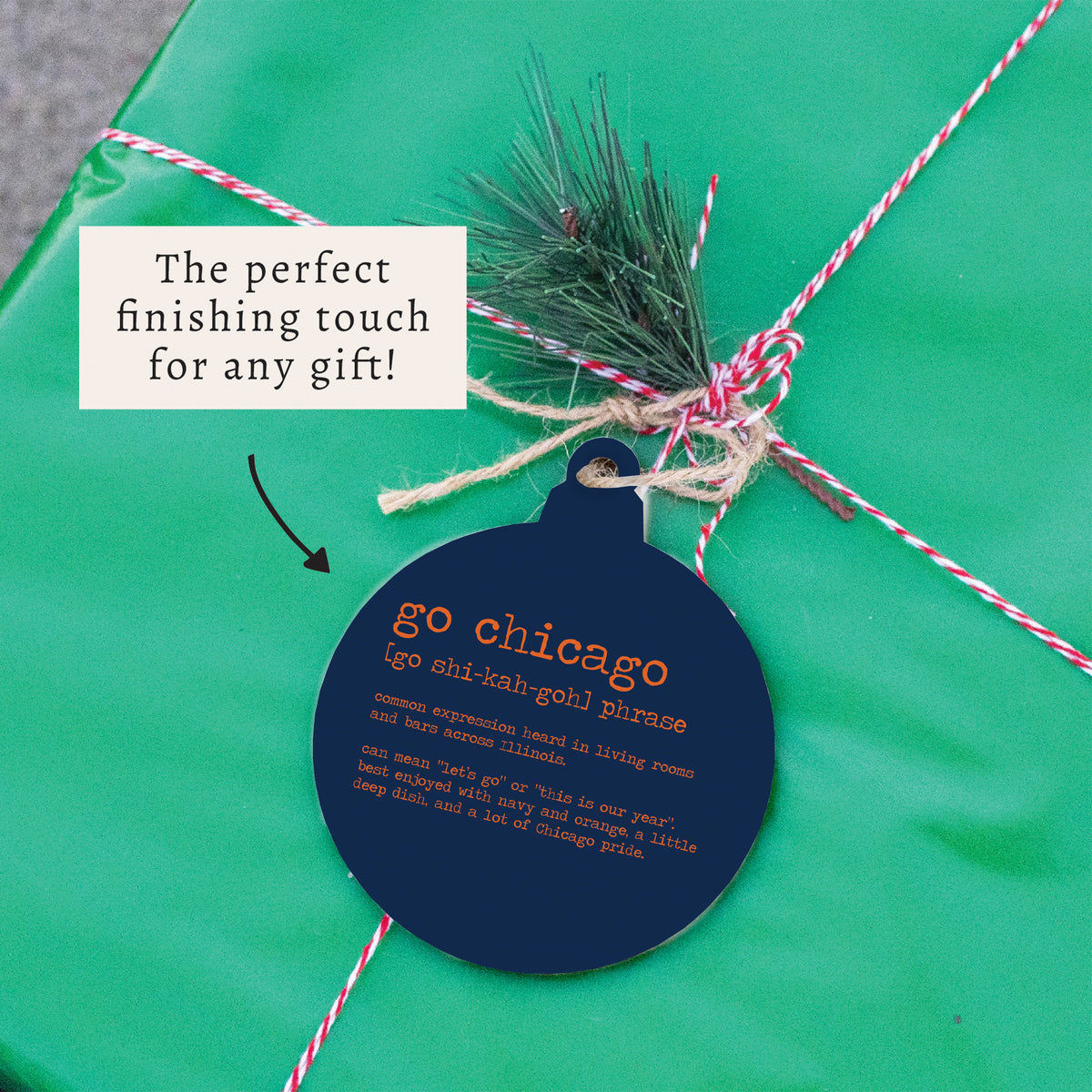 Go Chicago Defintion Ornament