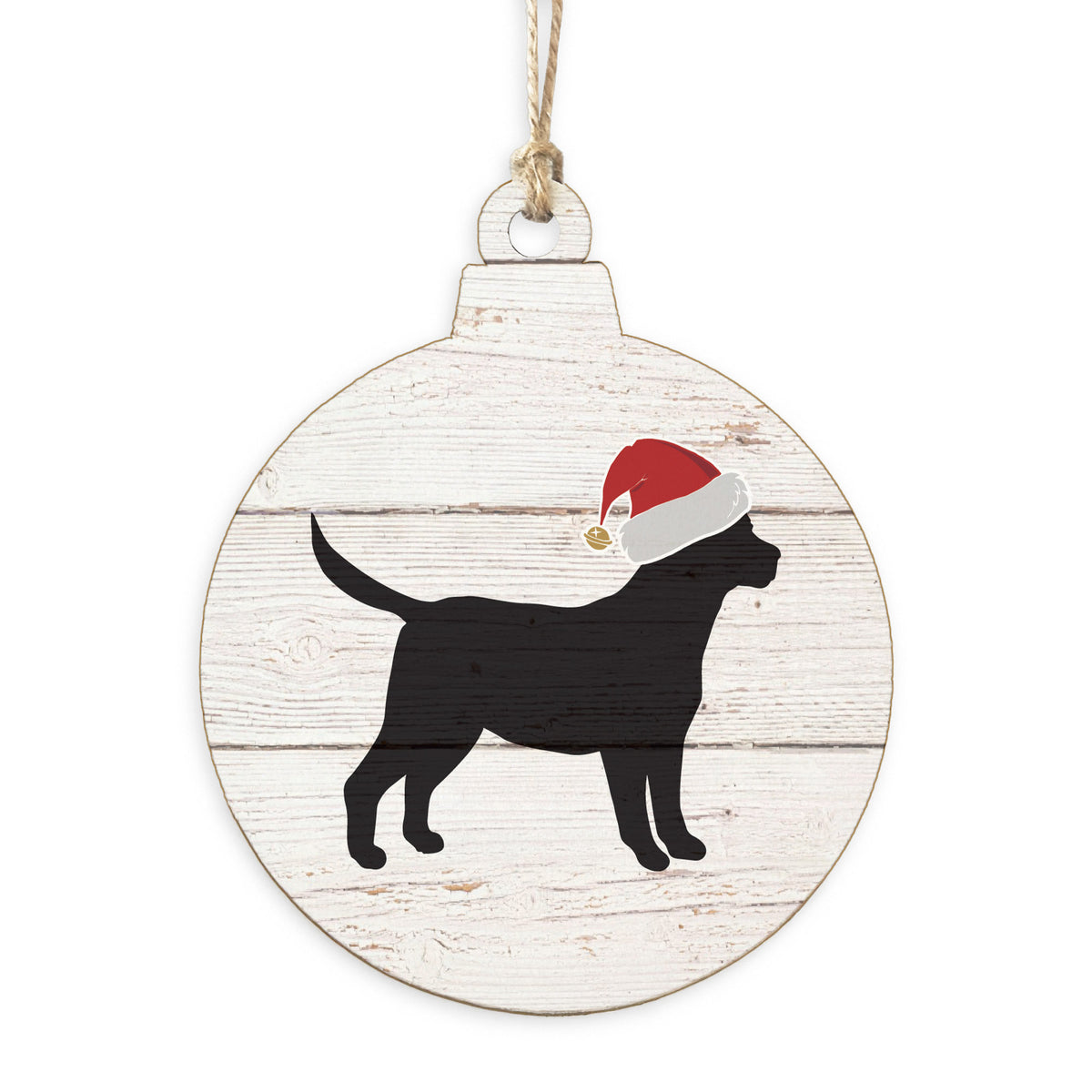 Santa Dog Ornament