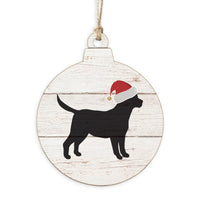 Santa Dog Ornament