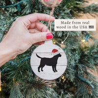 Santa Dog Ornament