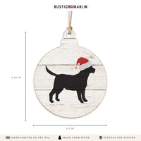 Santa Dog Ornament